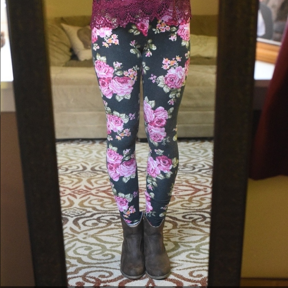 Floral leggings!